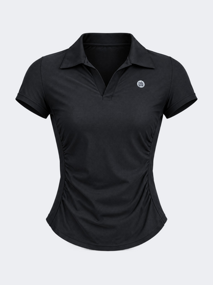 Oil &amp; Gaz Elegant Women Lifestyle Polo Black