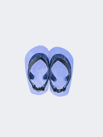 Oil And Gaz Sheet Baby Infant Beach Slippers Navy