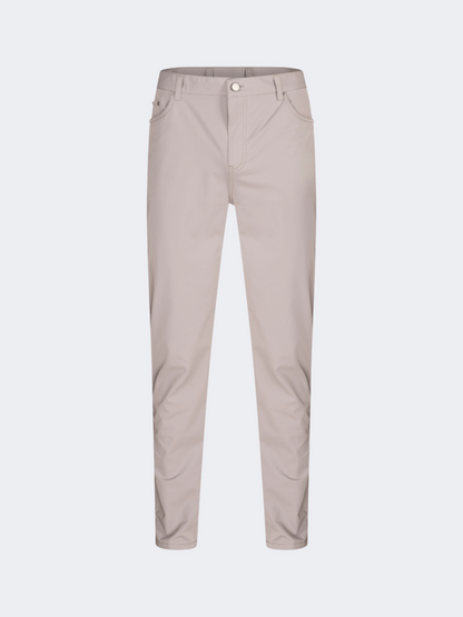 Oil And Gaz Straight-Cut Men Lifestyle 5 Pockets Pant Greige