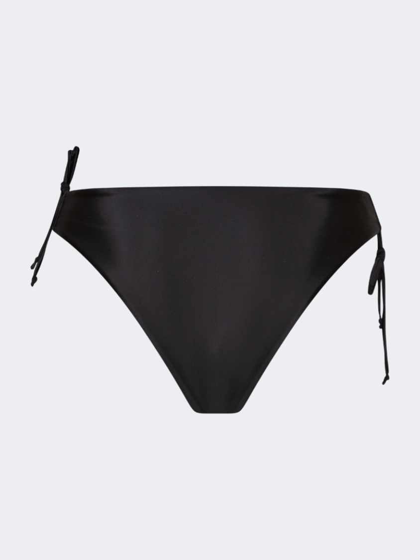 Oil And Gaz Sparkle Women Beach Bottom Black