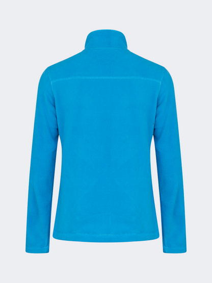 Oil&amp;Gaz Soft Women Skiing Full Zip Fleece Blue