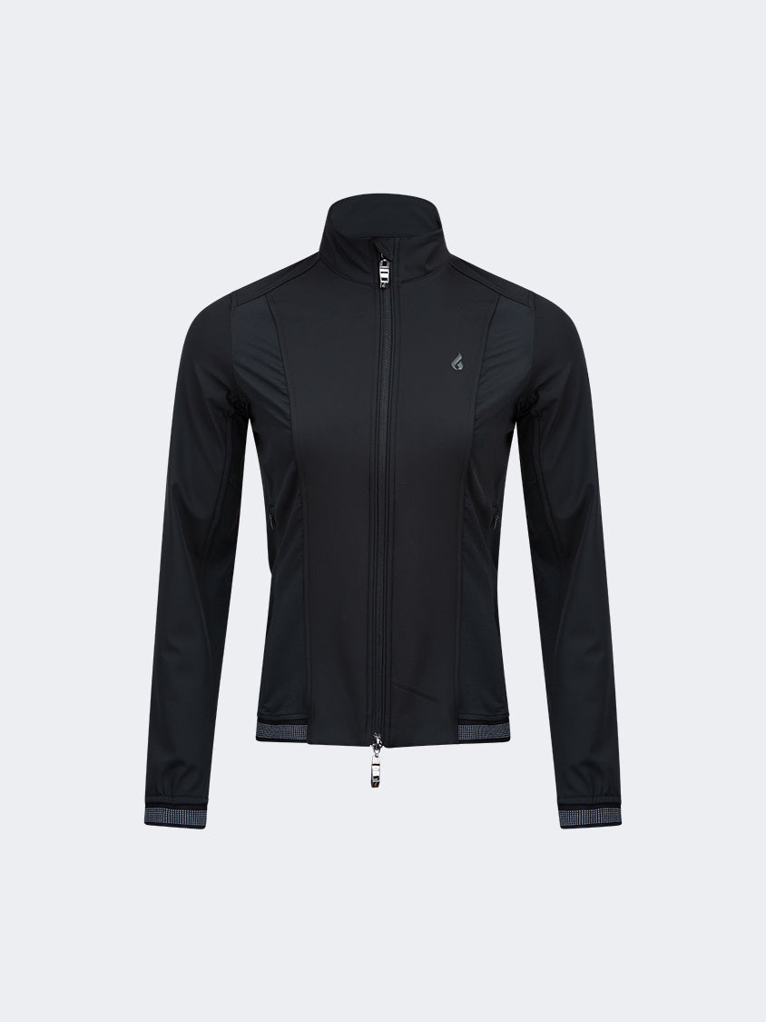 Oil And Gaz Softshell Women Lifestyle Jacket Black