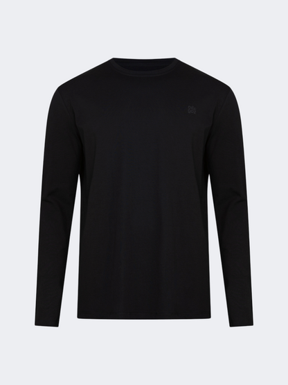 Oil And Gaz Big Size Men Lifestyle Long Sleeve Black