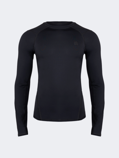 Oil And Gaz Compression  Men Training Long Sleeve Black