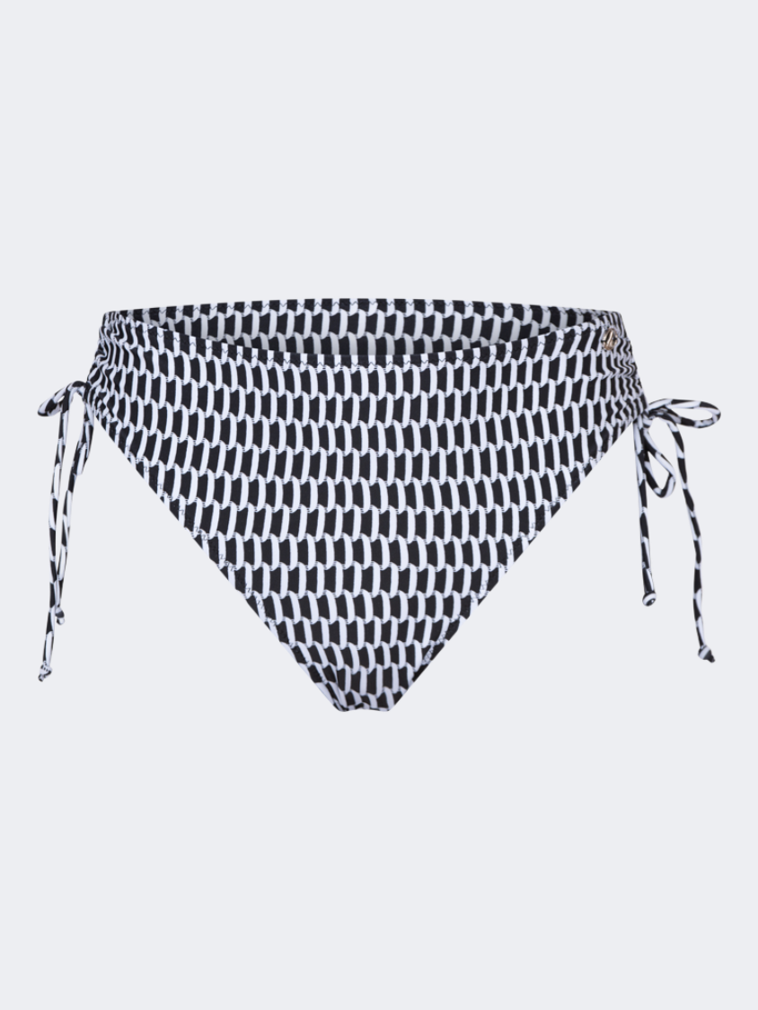 Oil And Gaz Comfortable Women Beach Bottom Black/White