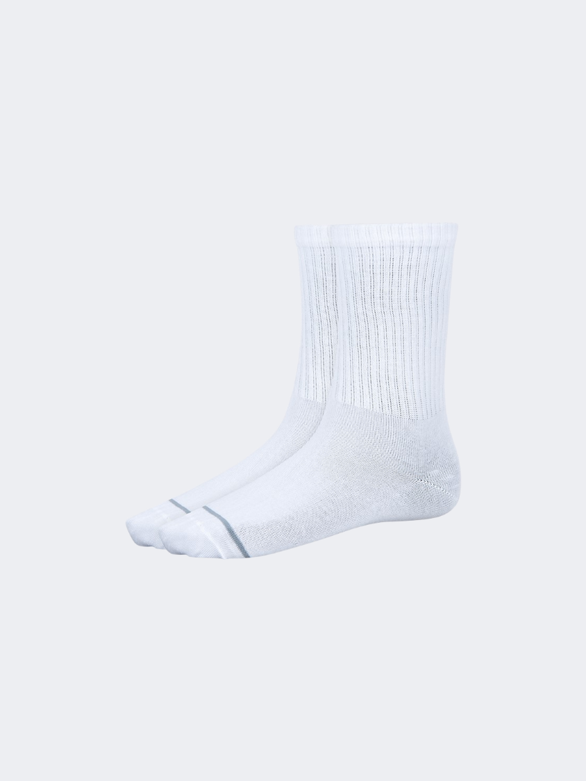 Oil And Gaz Soft 3 Pack Kids Lifestyle Socks White