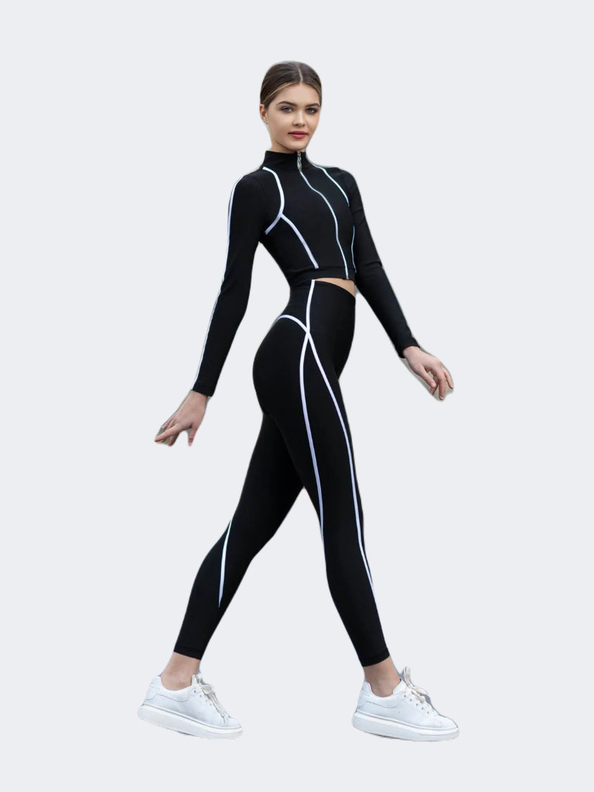 Oil And Gaz Active Women Lifestyle Tight Black