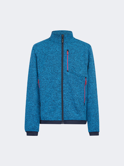 Oil And Gaz Warm Kids-Boys Skiing Fleece Navy Blue