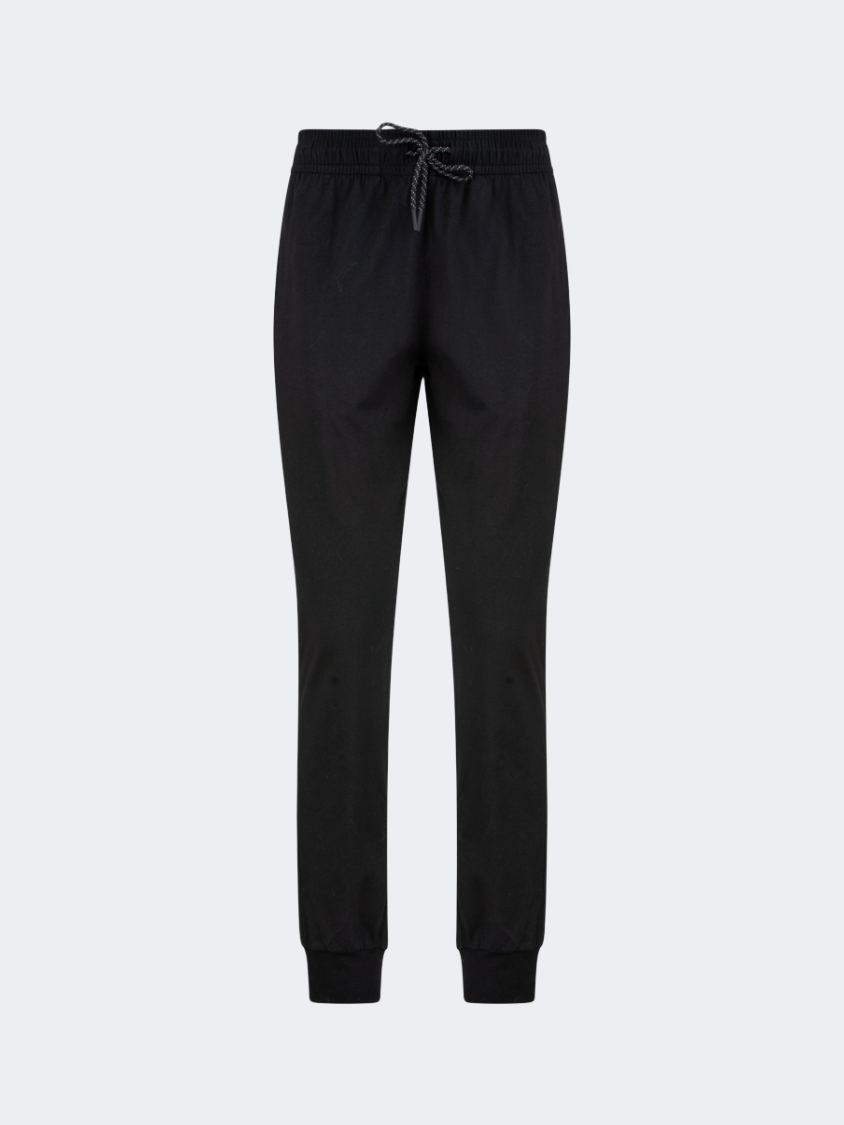 Oil And Gaz Cuffed Leg Women Lifestyle Pant Black Glws04