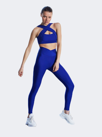 Oil And Gaz Active Women Lifestyle Tight Blue