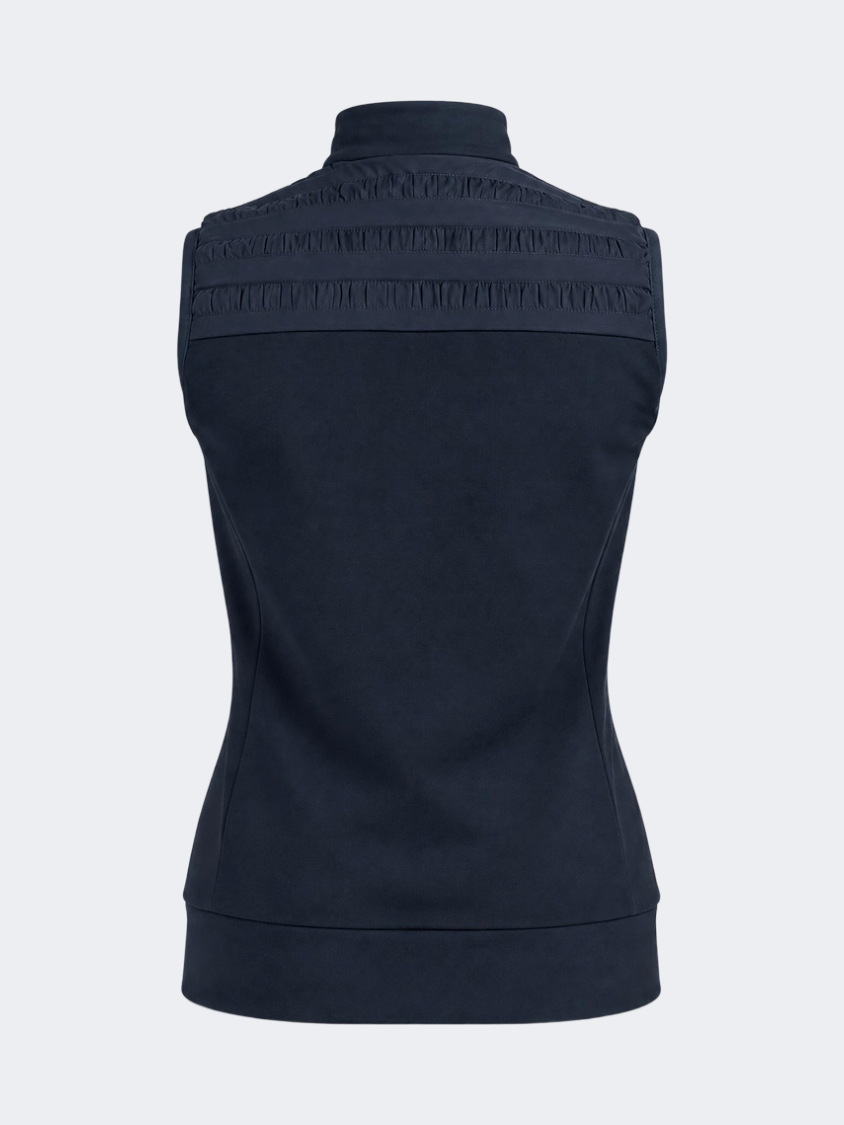 Oil And Gaz Chic Women Lifestyle Filling Vest Navy