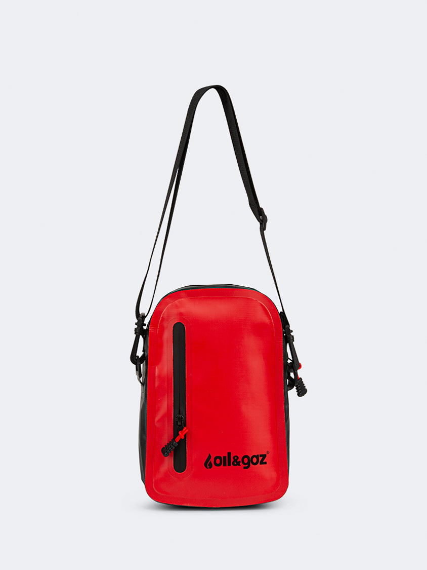 Oil And Gaz Durable Unisex Lifestyle Water Proof Cross Bag Red