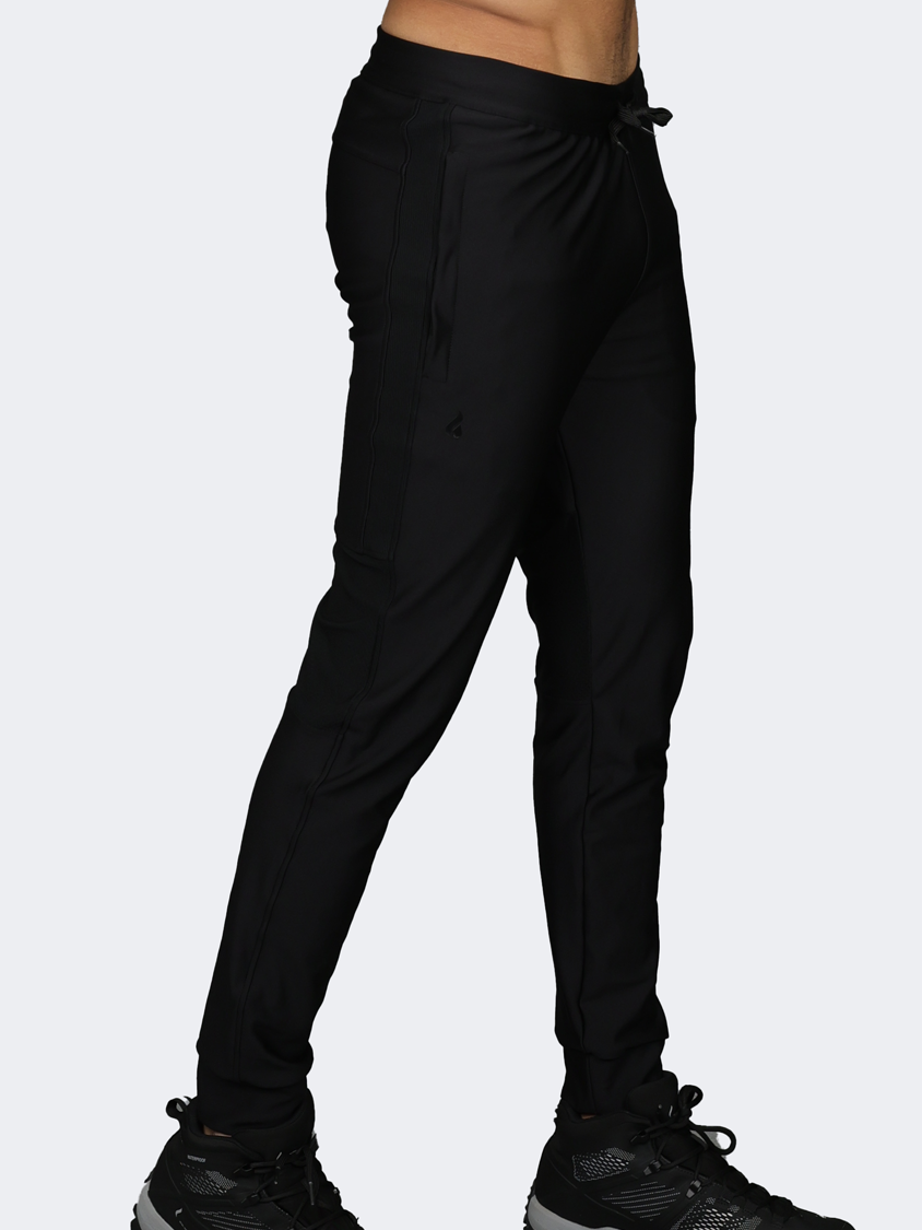 Oil And Gaz Jogger Men Fitness Pant  Black