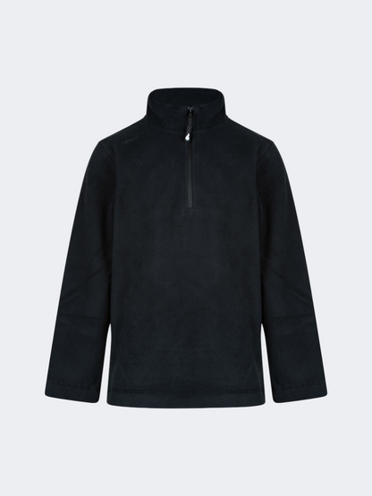 Oil&amp;Gaz Warm Kids-Boys Skiing 1/4 Zip Fleece Black