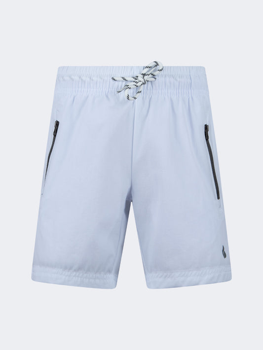 Oil & Gaz Breathable Kids Boys Beach  Swim Short White