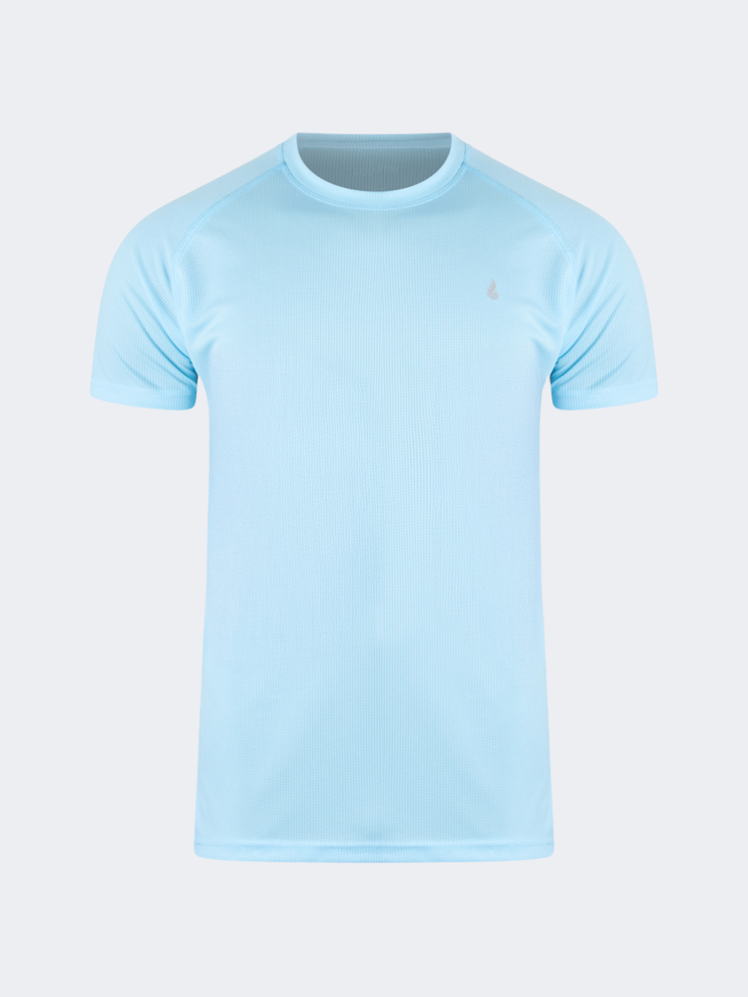 Oil And Gaz Durable Men Multisport T-Shirt Light Blue