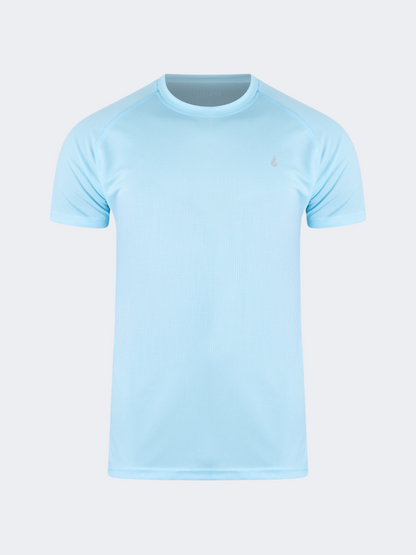 Oil And Gaz Durable Men Multisport T-Shirt Light Blue