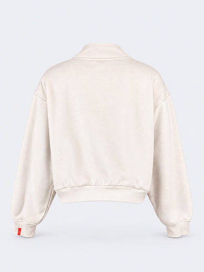Oil &amp; Gaz Warm Women Lifestyle  Pullover Greige