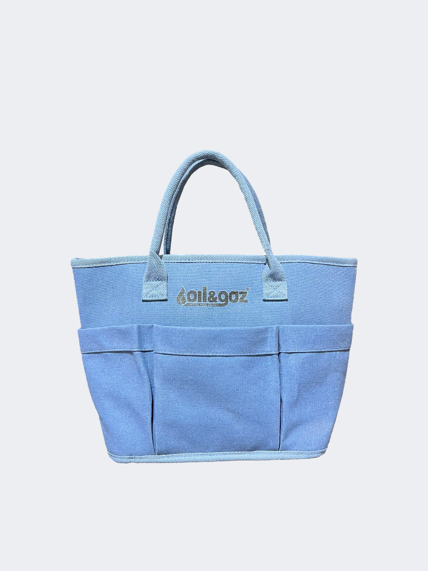 Oil And Gaz Stylish And Spacious Women Lifestyle Bag Blue