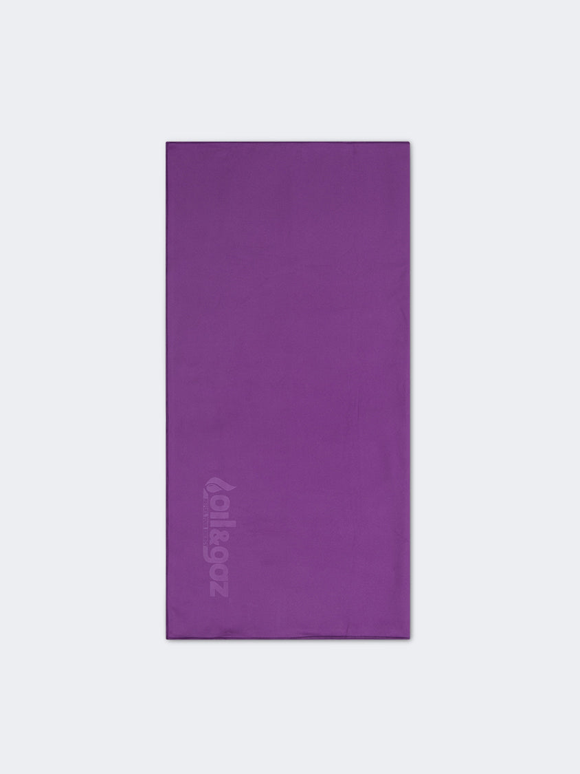 Oil And Gaz Rubber Bag Women Lifestyle Microfiber Towel Purple