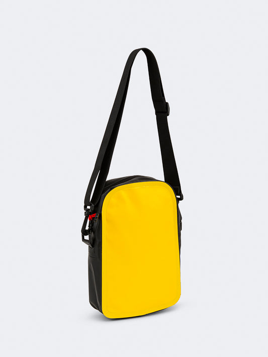 Oil & Gaz Durable Unisex Lifestyle Water Resistant Cross Bag Yellow/Red