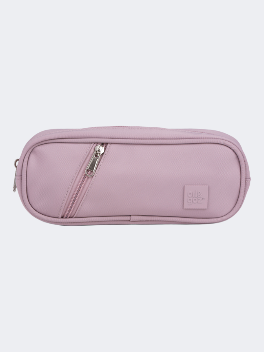 Oil &amp; Gaz Duo Zip Women Lifestyle Pencil Case Light Pink