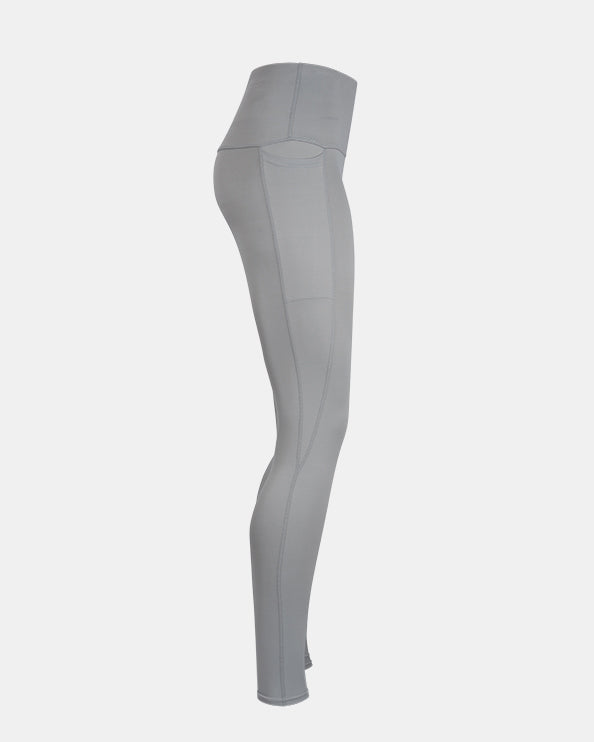 Oil And Gaz Plain Women Training Tight Grey