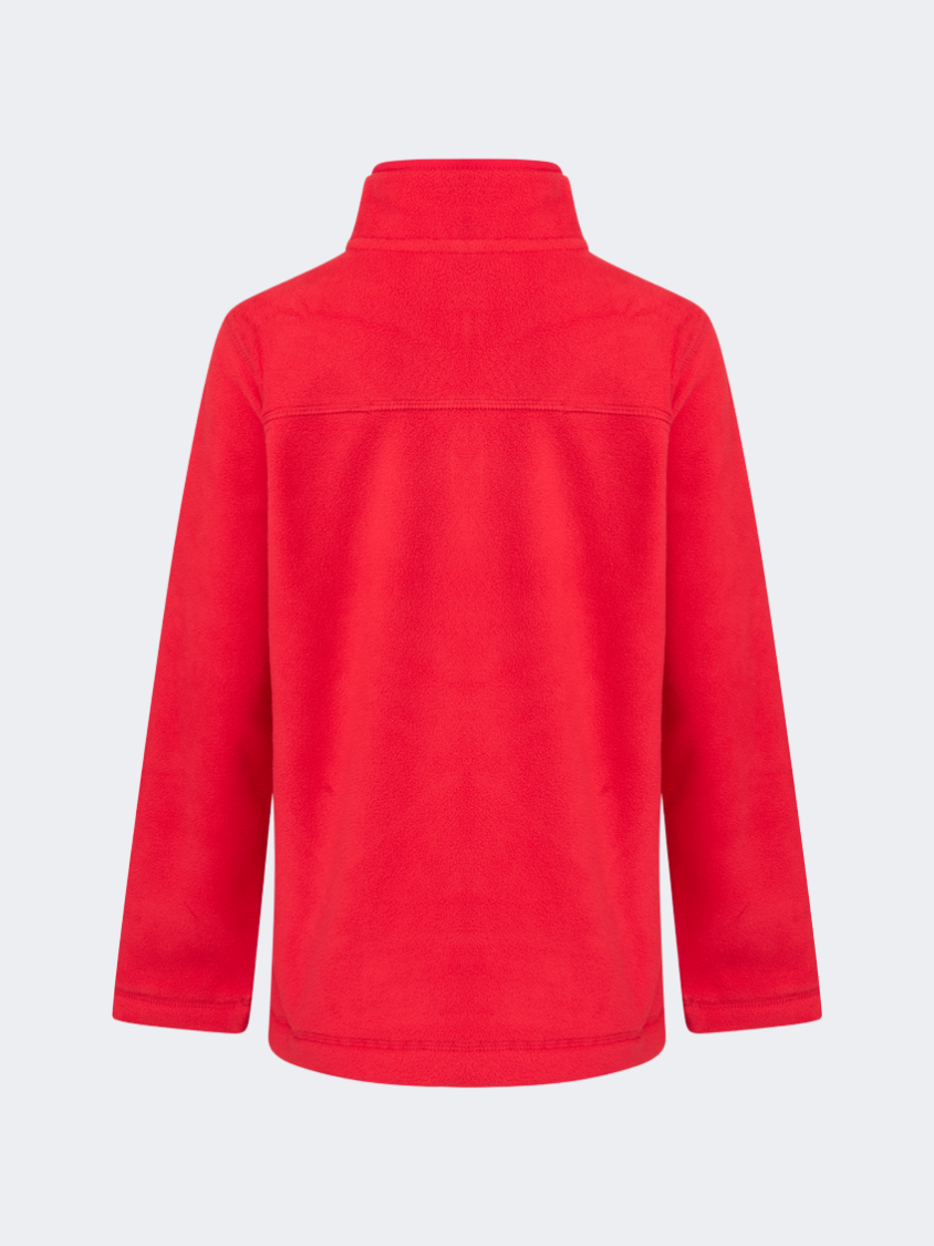 Oil&amp;Gaz Warm Kids-Boys Skiing 1/4 Zip Fleece Red