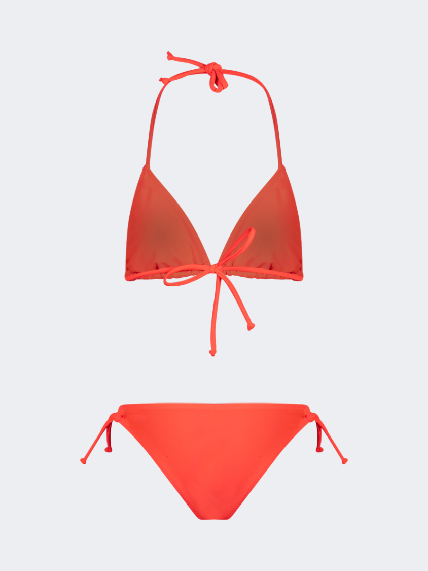 Oil And Gaz Flattering Kids-G Beach Bikini Set Fire Red