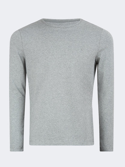 Oil And Gaz Performance Men Lifestyle Long Sleeve Heather Grey