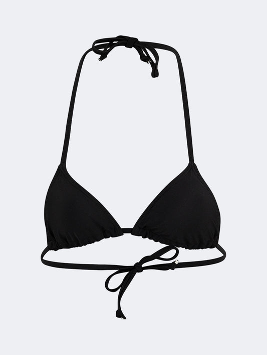 Oil & Gaz Stylish Women Beach Tri-Bra Black