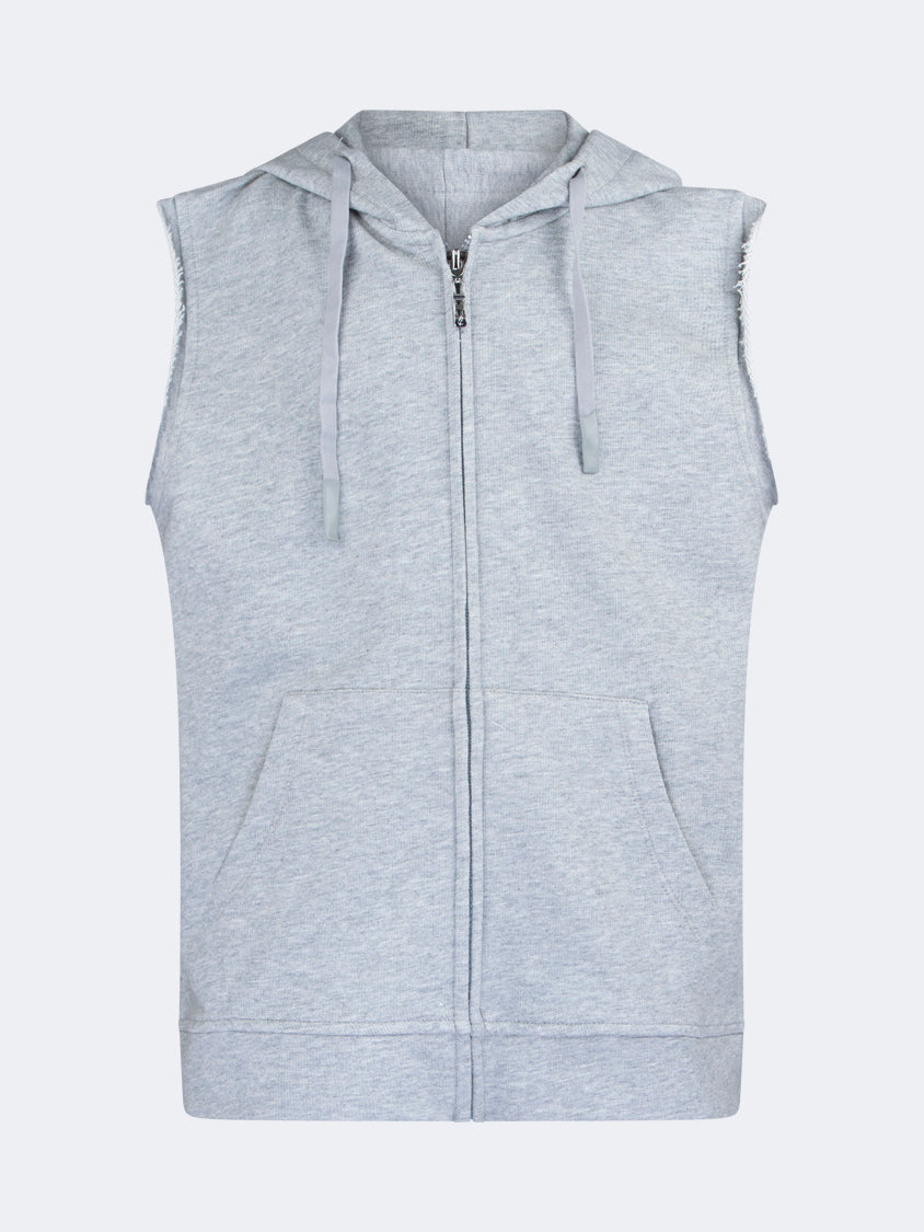 Oil And Gaz Sleeveless Kids Lifestyle Vest Grey