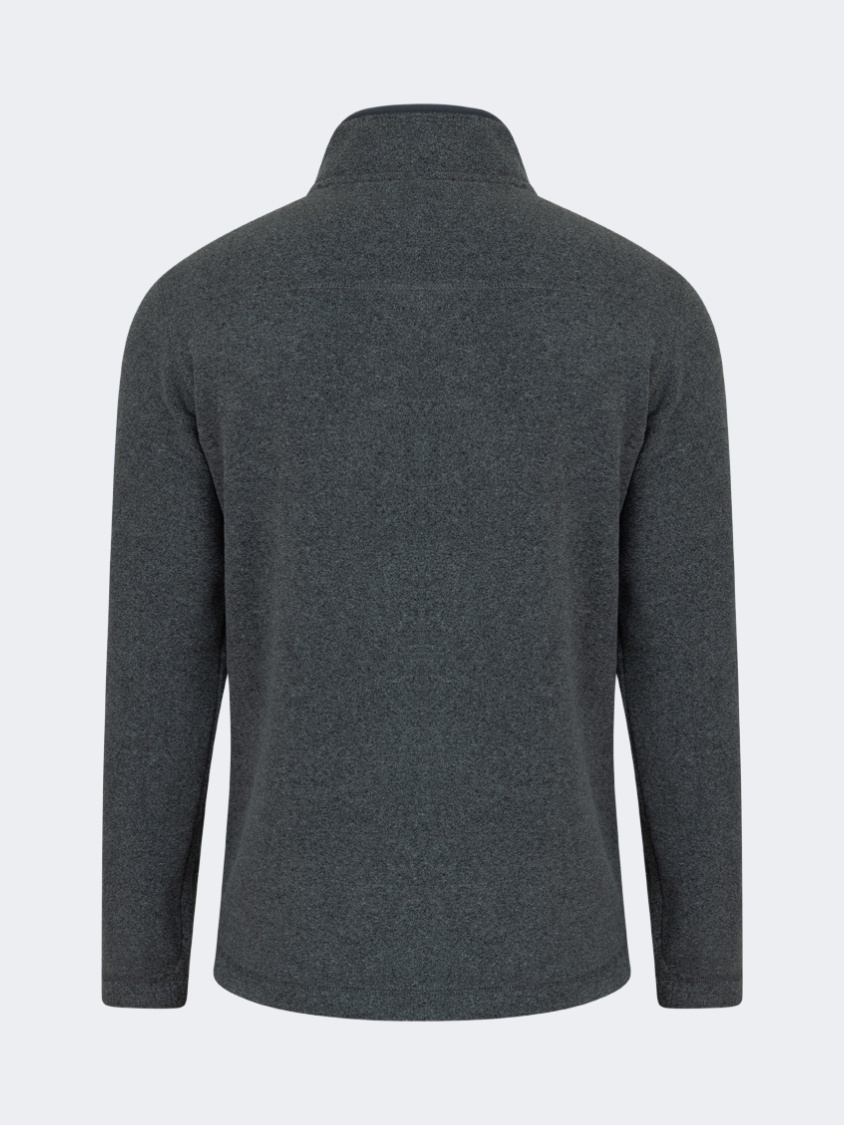 Oil&amp;Gaz Soft Men Skiing Full Zip Fleece Grey