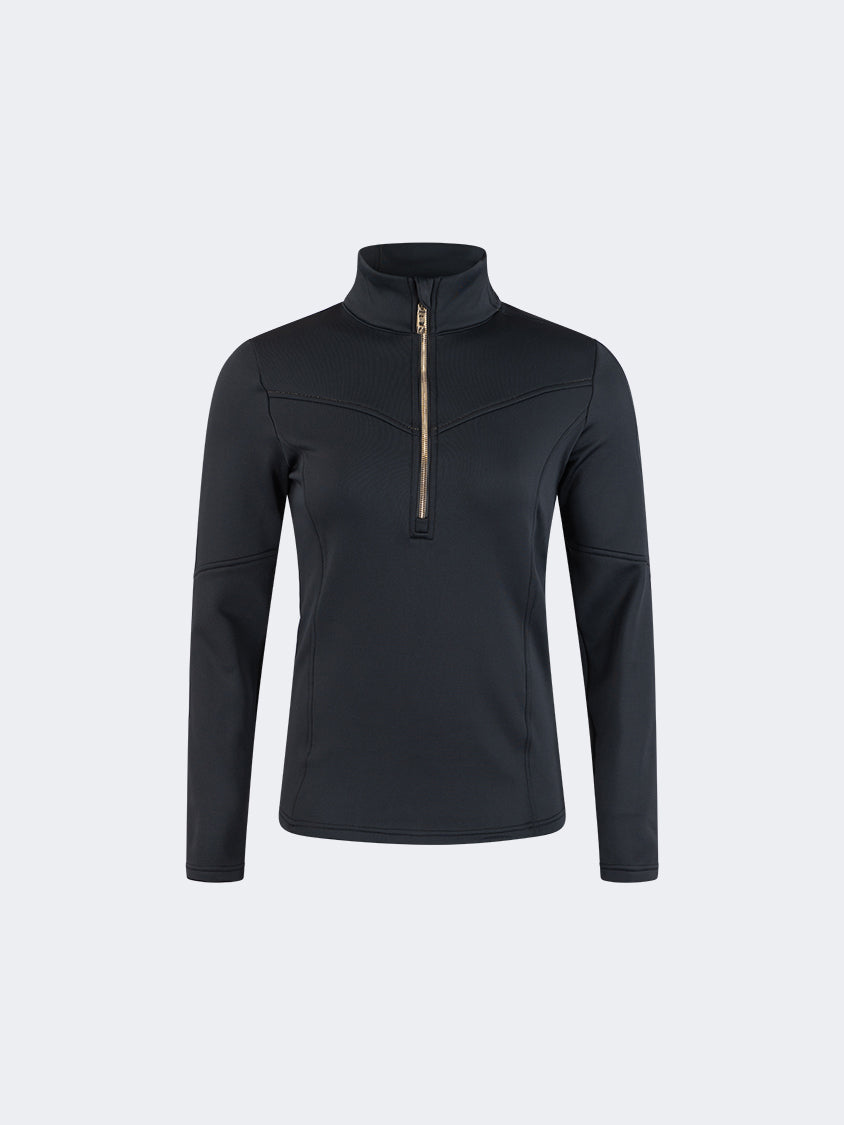 Oil And Gaz Warm Women Skiing Fleece Black/Gold