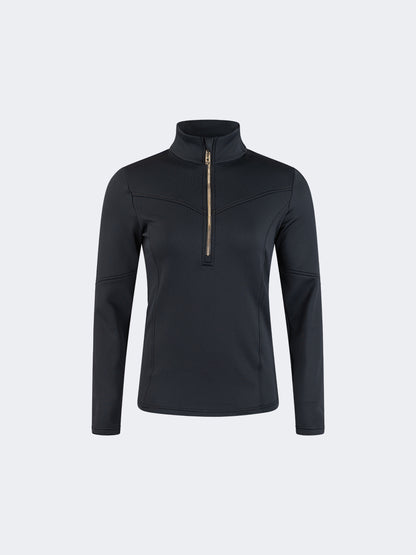 Oil And Gaz Warm Women Skiing Fleece Black/Gold