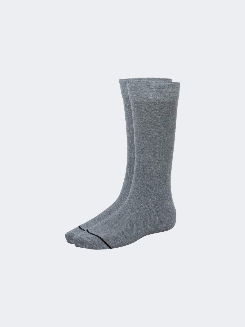 Oil And Gaz Soft 3 Pack Unisex Lifestyle Socks Grey/White/Navy