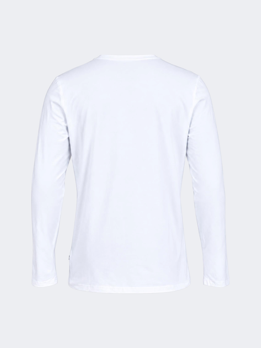 Oil &amp; Gaz Casual Men Lifestyle Long Sleeve White