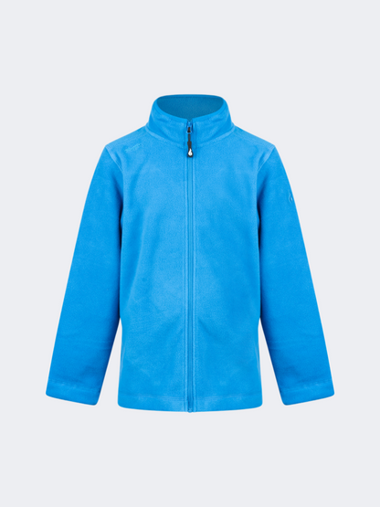 Oil&amp;Gaz Soft Kids-Boys Skiing Full Zip Fleece Royal Blue