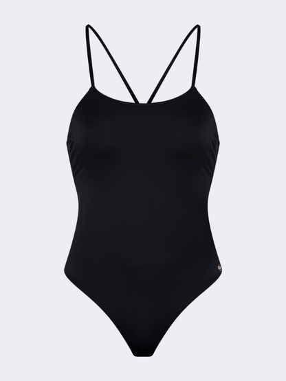Oil And Gaz Elegant Women Beach Monokini Black