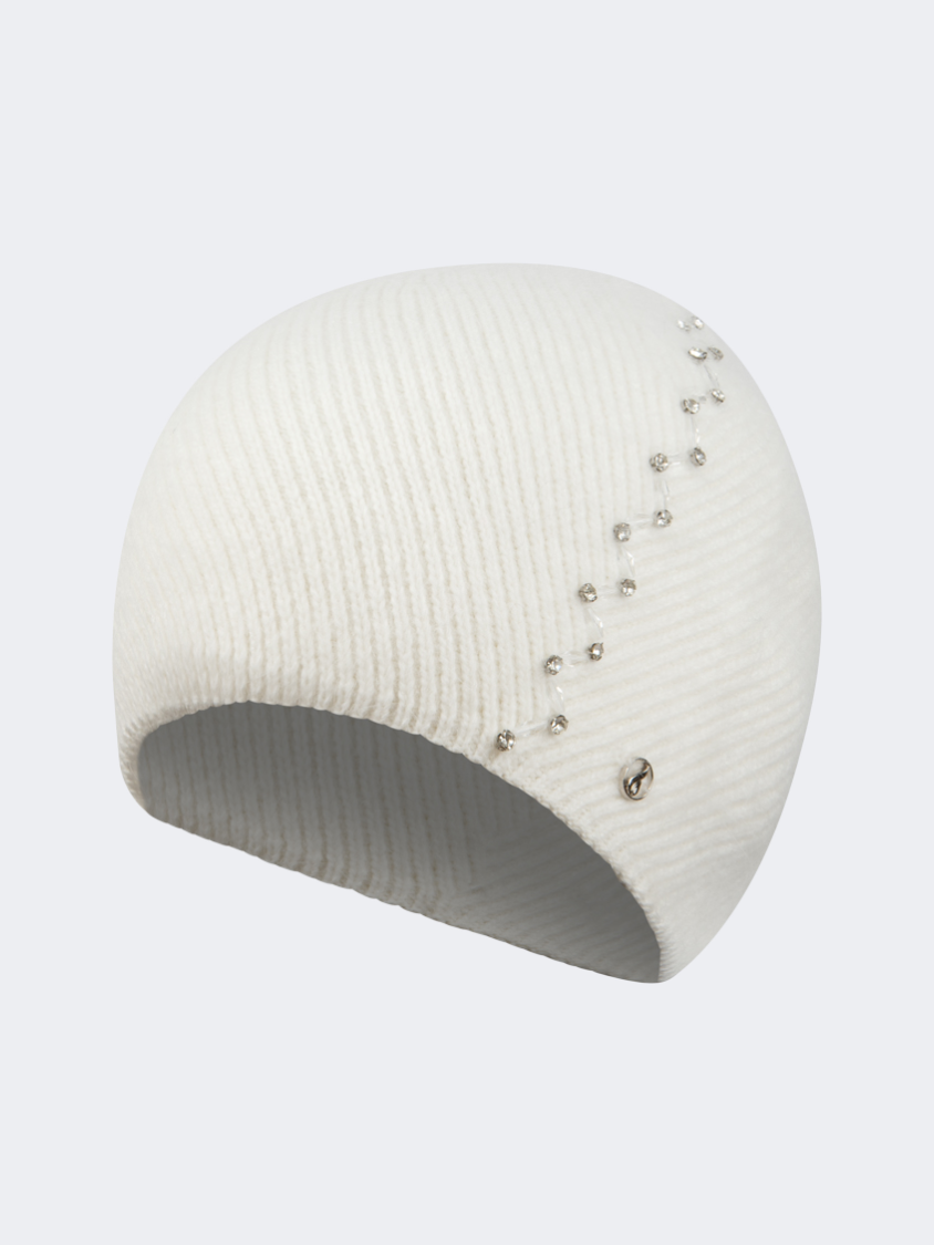 Oil And Gaz Warm Women Lifestyle Beanie White