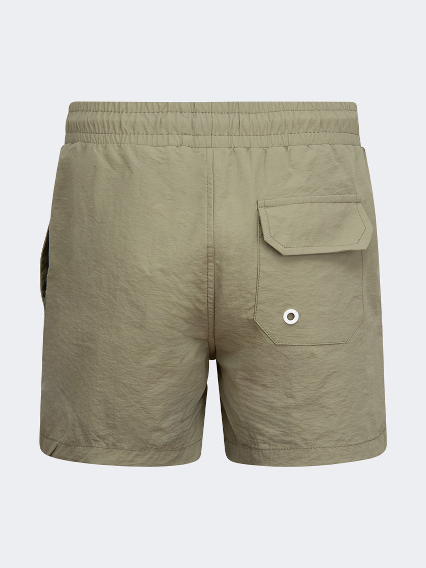 Oil And Gaz Plain Kids-Boys Swim Short Army