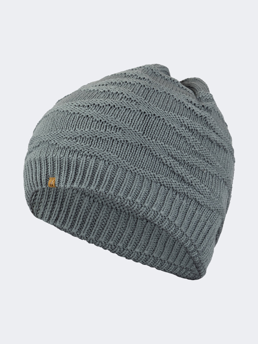 Oil And Gaz Cozy Unisex Lifestyle Jacquard Beanie Grey