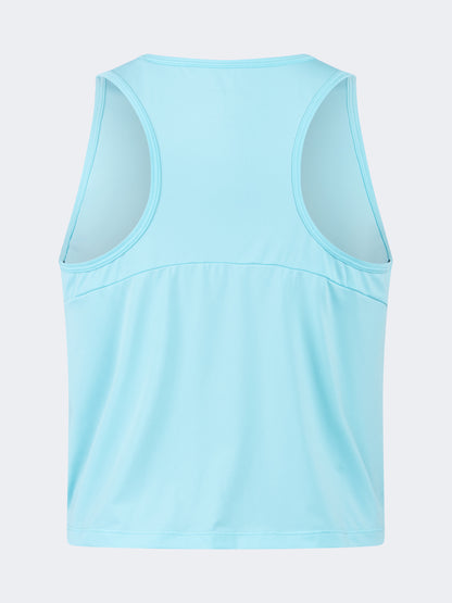 Oil And Gaz Comfortable Women Training Tank Blue