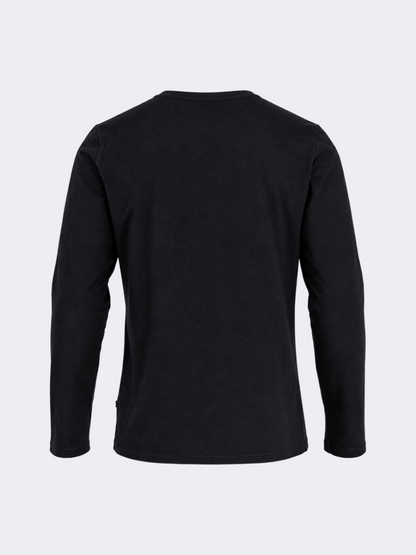 Oil &amp; Gaz Casual Men Lifestyle Long Sleeve Black