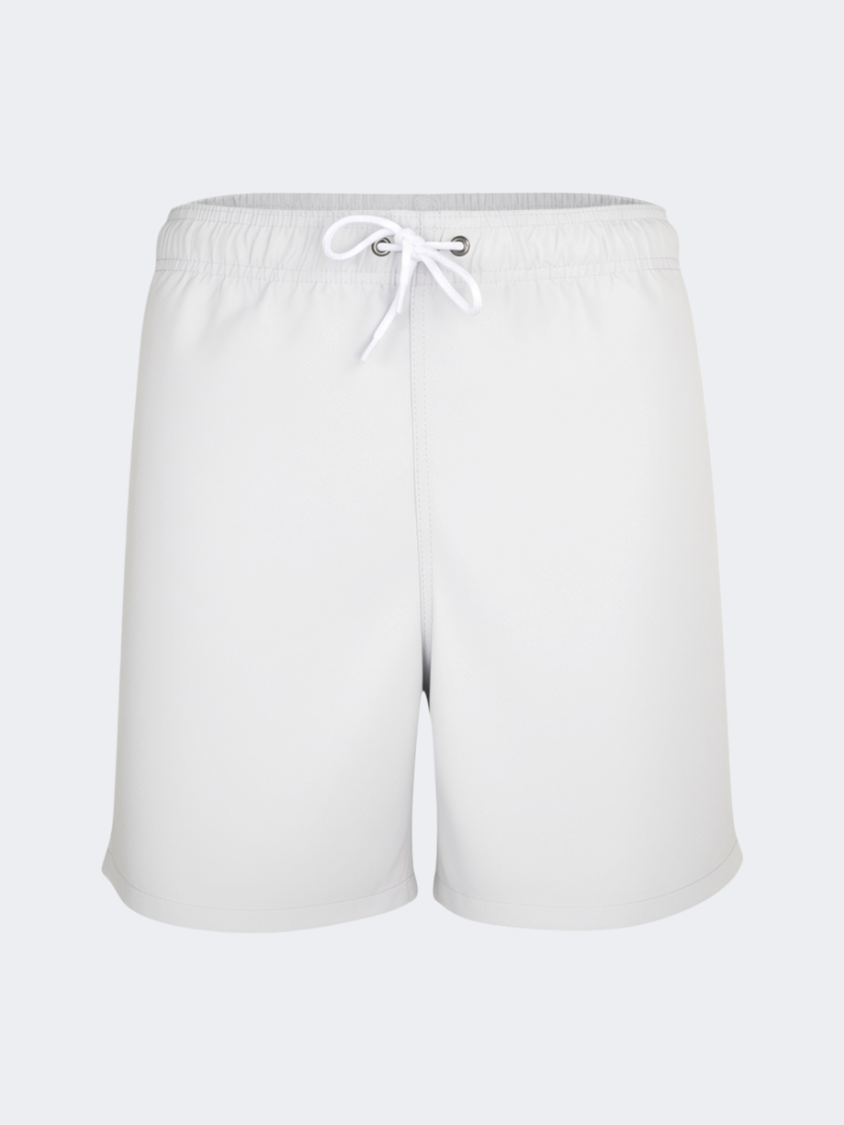 Oil & Gaz Breathable Men Beach Solid Swim Short Grey
