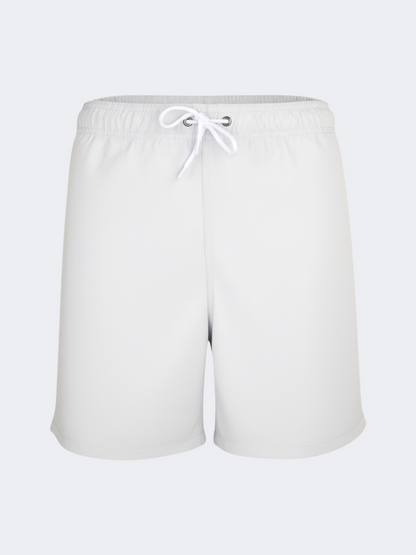 Oil &amp; Gaz Breathable Men Beach Solid Swim Short Grey