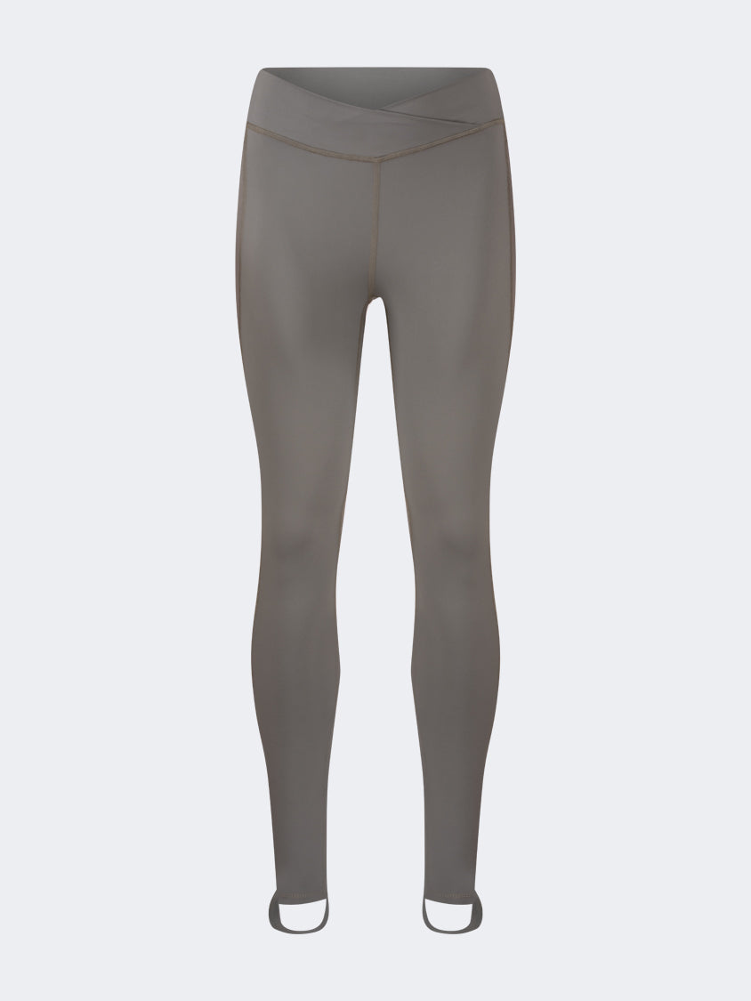 Oil And Gaz Slim-Fit Women Lifestyle Tight With 2 Pockets Khaki