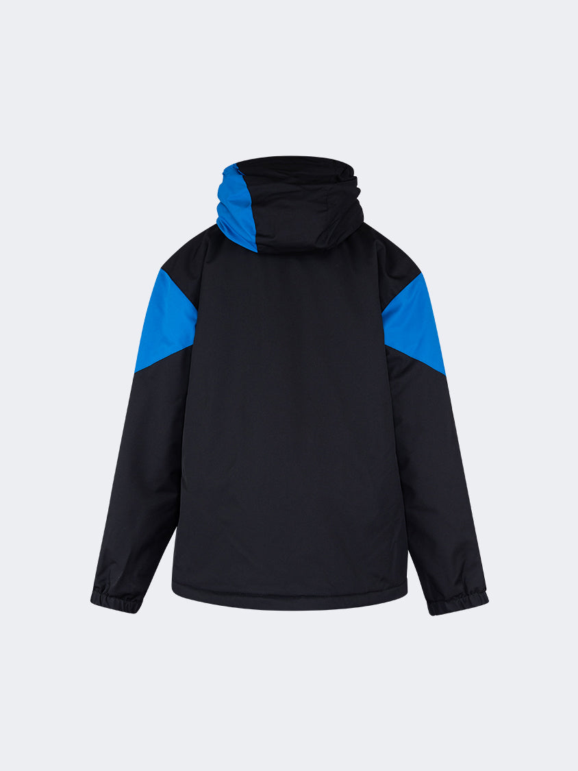 Oil And Gaz Comfortable Kids Boys Skiing Jacket Black/Blue/White