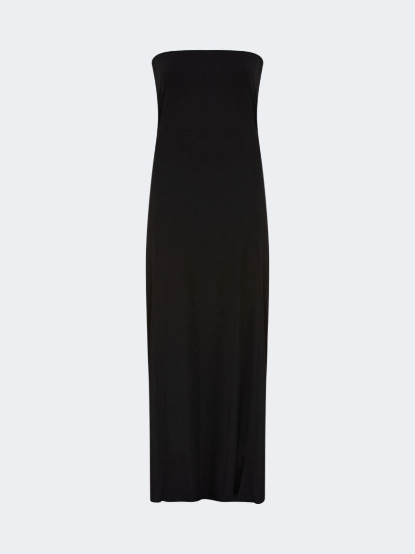 Oil&amp;Gaz Stylish Women Lifestyle Strapless Dress Black