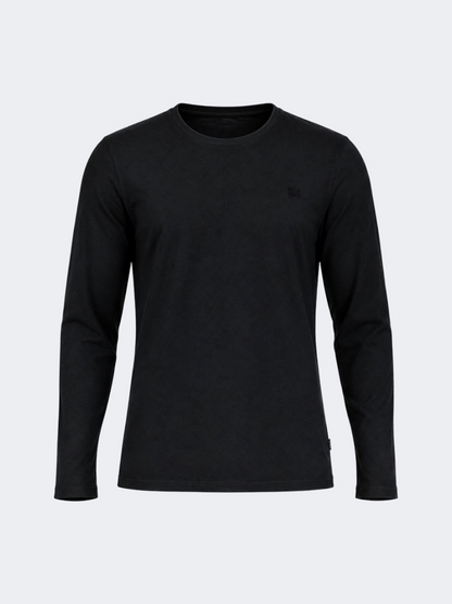 Oil &amp; Gaz Casual Men Lifestyle Long Sleeve Black